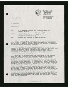 Dean Ellis Response to Provost Denial