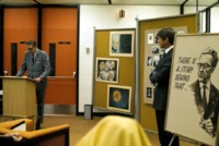 Ben Graves speaking at the dedication of the Willy Ley Collection at the UAH Library.