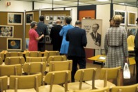 Attendees at the dedication of the Willy Ley Collection at the UAH Library.