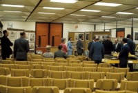 Attendees at the dedication of the Willy Ley Collection at the UAH Library.