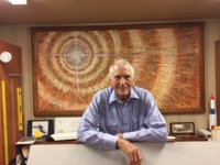 David Christensen in his office.