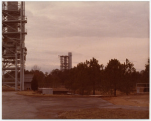 View of test stands at Redstone Arsenal.
