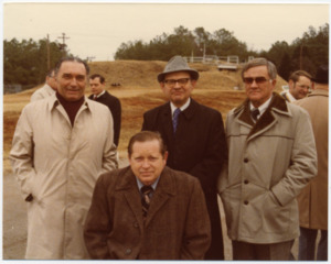 Group of engineers at the Redstone Test Stand.