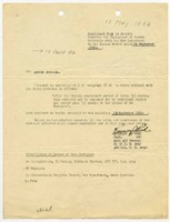 Supplements to Special Contract for Employment of German Nationals with the War Department in the United States.