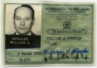 Department of the Army Permanent Pass.