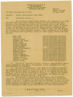 Orders for the transportation of seventeen German civilians to the United States.