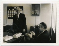 William A. Schulze and Hans Palaoro at Marshall Space Flight Center.