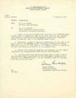 Commendation of William A. Schulze for his work on the REDSTONE Weapon System.