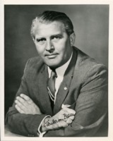 Signed photograph of Wernher von Braun.