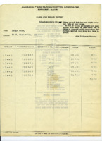 Class and Weight Report.