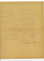 Correspondence regarding the payment of Frank William's mortgage, taxes, and blacksmith bill.