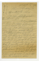 Handwritten letters from R. D. McKinney to S. Schiffman.