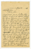 Handwritten letter from W. E. Rinkley to S. Schiffman.