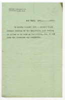 Request for Stock Holders Meeting of the Huntsville Land Company.