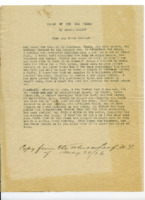 Copy of "Tale of the Old Times: When the Train Stalled" by Arnold Pollak.