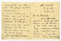 Letter to Oscar Goldsmith from Victor White.