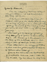 Correspondence between Edgar Weil and Oscar Goldsmith, and Oscar Goldsmith and Harry.