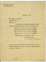 Fee report for a claim suit filed by Lawrence Goldsmith against H. Oliver with Parks &amp; Cotton.