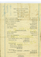 Financial statement for Pacolet Manufacturing Company.
