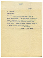 Letters to G. H. Milliken from A. W. Newson.