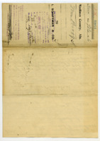 Loan contracts, bills, and receipts for business between I. Schiffman &amp; Co. and Bill Bragg and Percy Bragg.