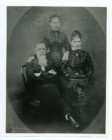 Copy photograph of Thomas Cushing Barclay, Margaret Barclay Troy, and Anna Barclay Newman.