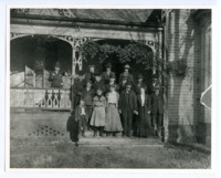 Copy photograph of the Barclay family.