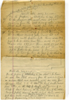 Handwritten documents proposing the establishment of a new street.
