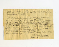 Probate court settlement of debt.