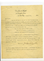 Correspondence including Dr. John A. Wyeth.