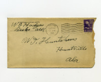Letter to W. T. Hutchens from W. E. Hodges.