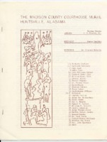 "The Madison County Courthouse Mural, Huntsville, Alabama."