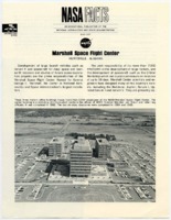NASA Facts leaflet on Marshall Space Flight Center.