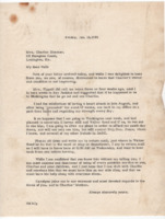 Letter to Mrs. Nell Zimmer.