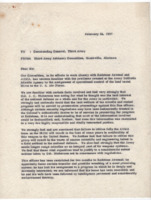 Letter to the Commanding General, Third Army, from the Third Army Advisory Committee.