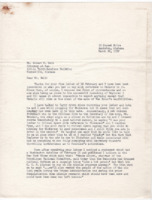 Letter to Robert K. Bell from Edward M. Almond.