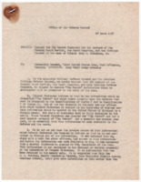 Letter to the Commanding General, Third United States Army from the Defense Counsel.