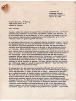 Letter to James A. Pickering from John "Jack" Nickerson.