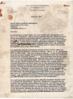 Letter and drafts of letter to the Deputy Chief of Staff for Intelligence from Robert K. Bell.