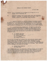 Witness list as submitted to the Comannding General, Third United States Army.
