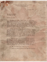 Letter to William Nichols from William G. Barry.