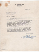 Letter to Jesse M. Alverson from W. L. Beale, Jr.