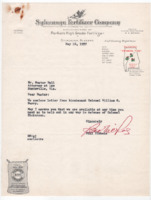 Correspondence from William Nichols to Robert K. Bell containing a letter from William G. Barry.