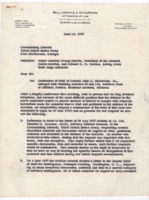 Letter to the Commanding General, Third United States Army, from the defense counsel.