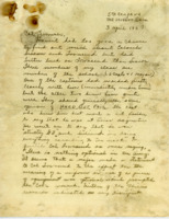 Letter to Lt. Col. Charles R. Zimmer.