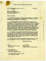 Letter to Ray H. Jenkins from C. F. Cordes.
