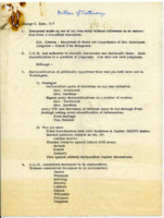 Outline of Testimonies.