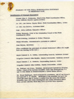 "Summary of Pre-Trial Investigation Testimony in Nickerson Case."