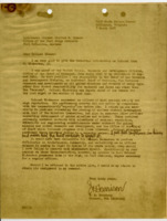 Letter to Lt. Col. Charles R. Zimmer from E. H. Harrison.