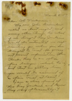 Correspondence between Colonel John C. Nickerson, Jr. and Margaret C. Brownlow.